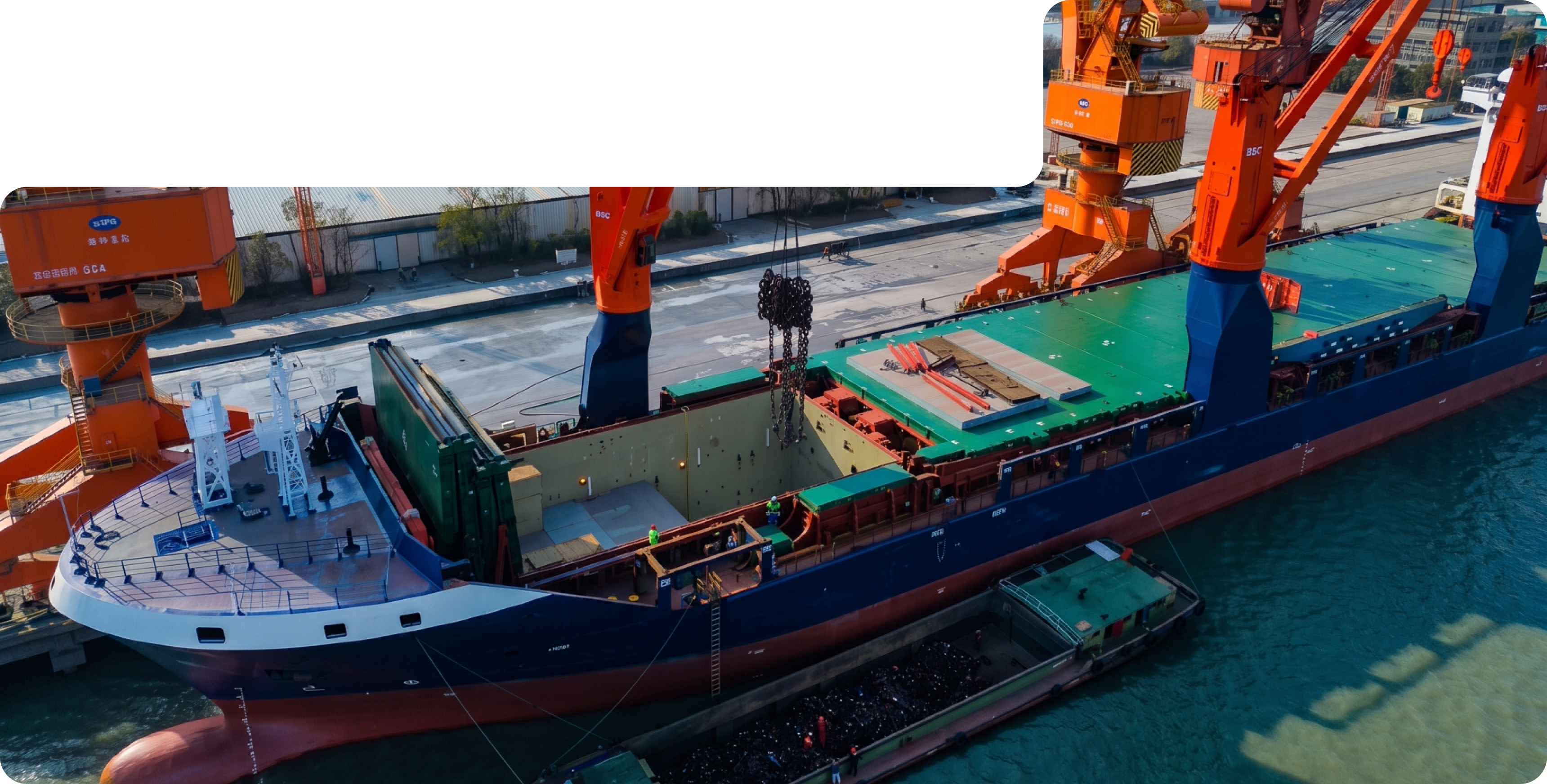 Морская проектная логистика — перегрузка тяжеловесного оборудования